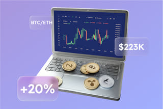 Rappresentazione della tecnologia del sistema di trading automatizzato con AI su Puro Bitelix